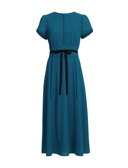 Rosie Techni Voile Maxi Dress - Azure Blue - 图片 14